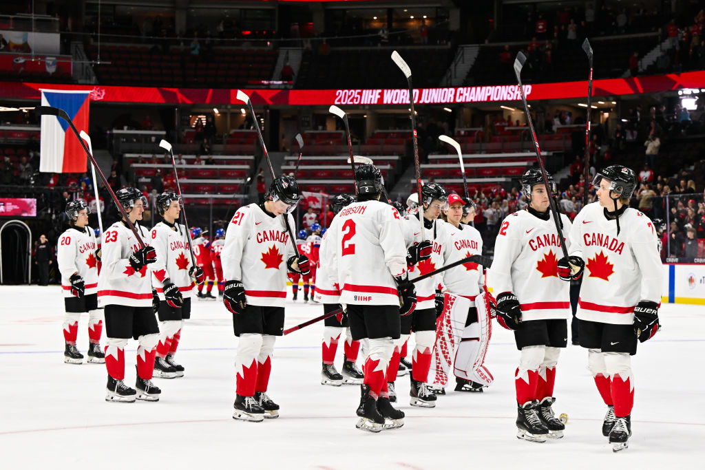 A Fan Chucked His Jersey Onto The Ice Canada’s World Junior Championship Team Got Eliminated