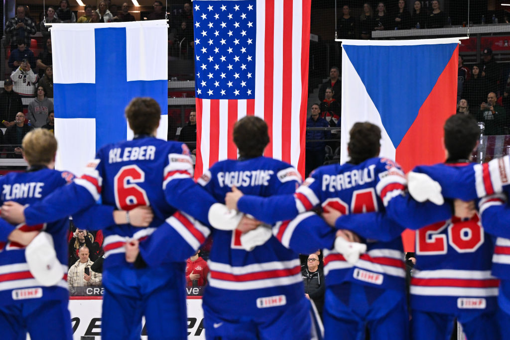 USA Hockey Belts Out National Anthem After Winning Gold At World Juniors Yet Again