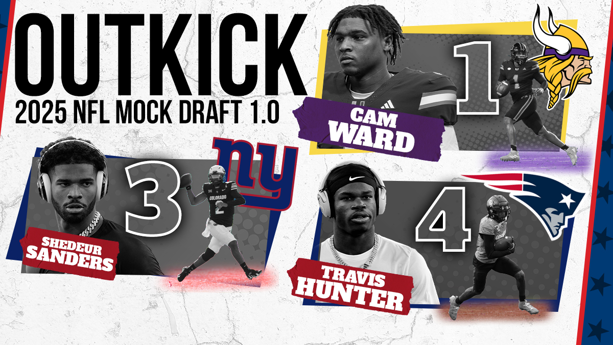 OutKick 2025 NFL Mock Draft 1.0: Cam Ward To Titans, Shedeur Sanders To Giants