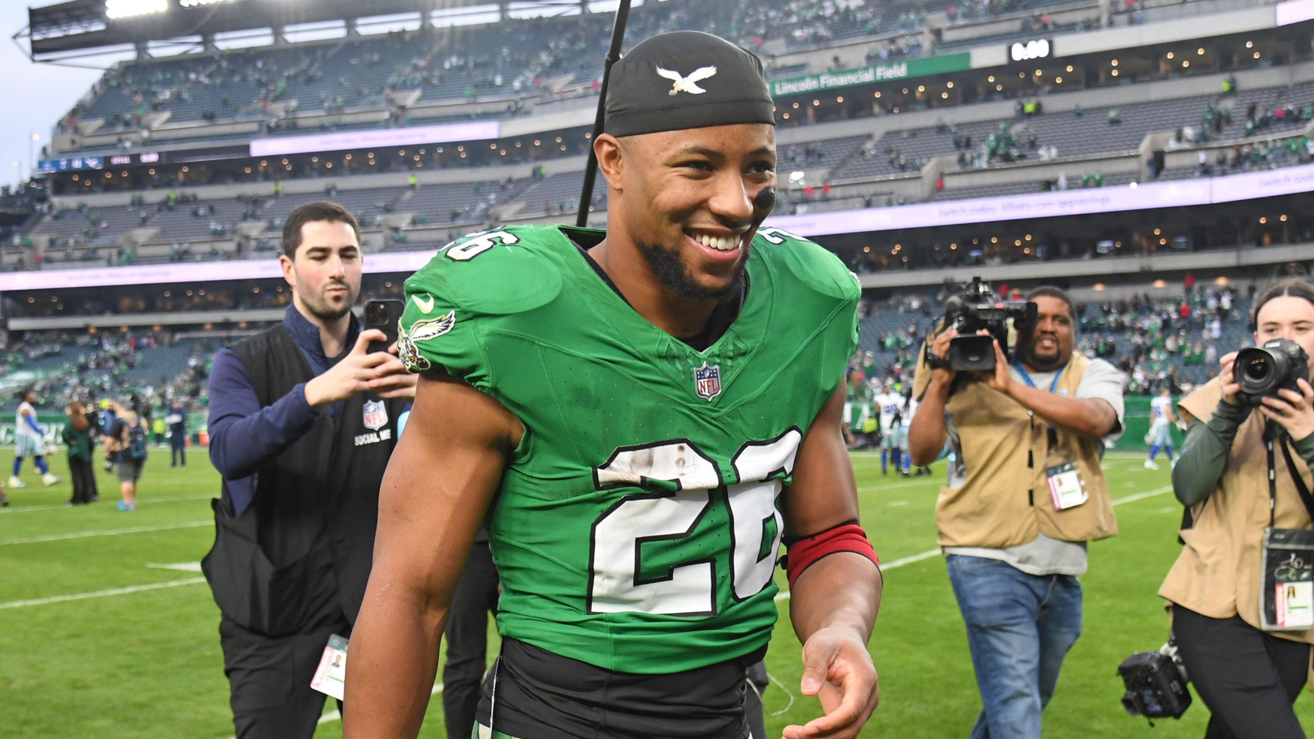 President Trump Said Saquon Barkley Was On His Fitness Council -- Which Is News To Barkley