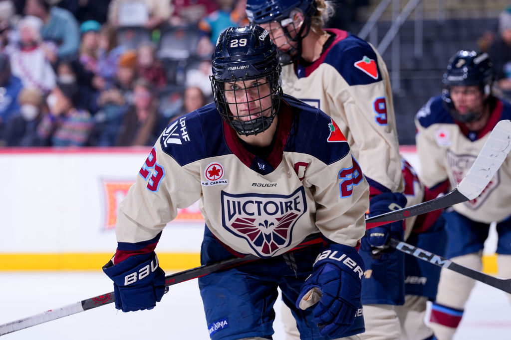 PWHL fines Montreal Victoire captain Poulin $250 for charging