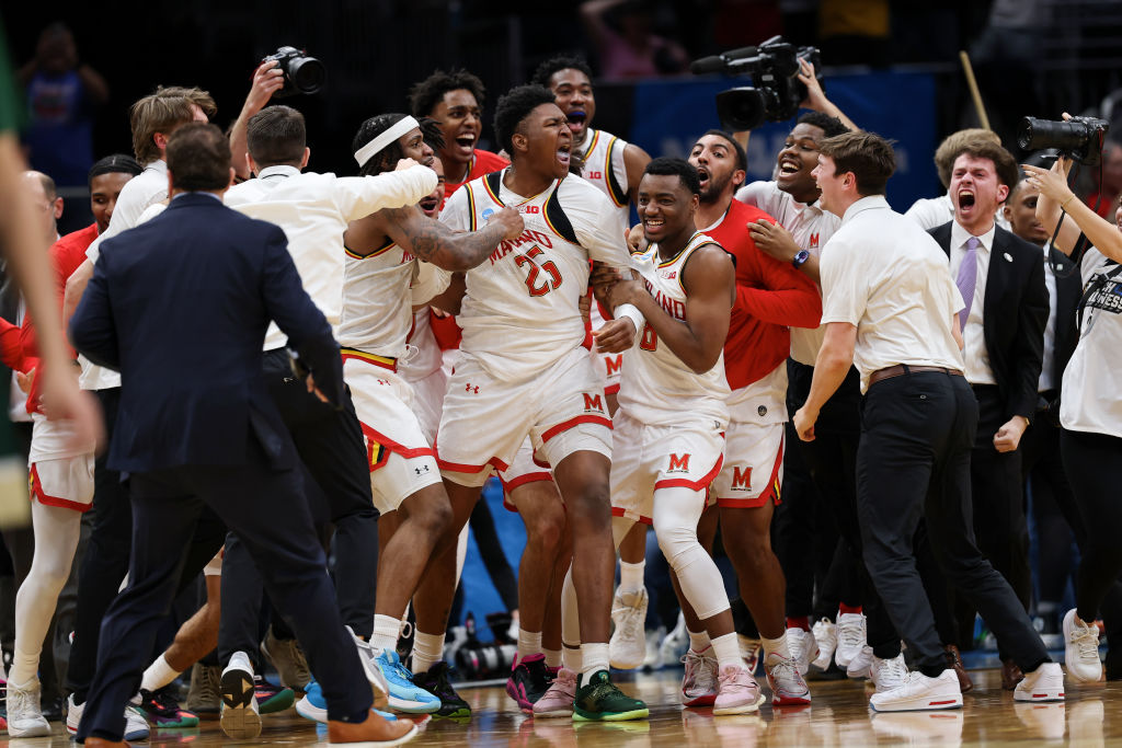 Derik Queen Gets 'MF'ing' Ball, Buries Buzzer-Beater For Maryland In NCAA Tourney Thriller