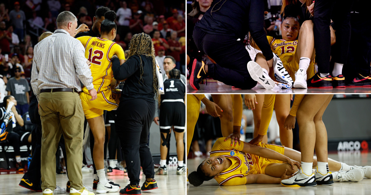 JuJu Watkins suffers season-ending knee injury, USC advances in NCAA Tournament