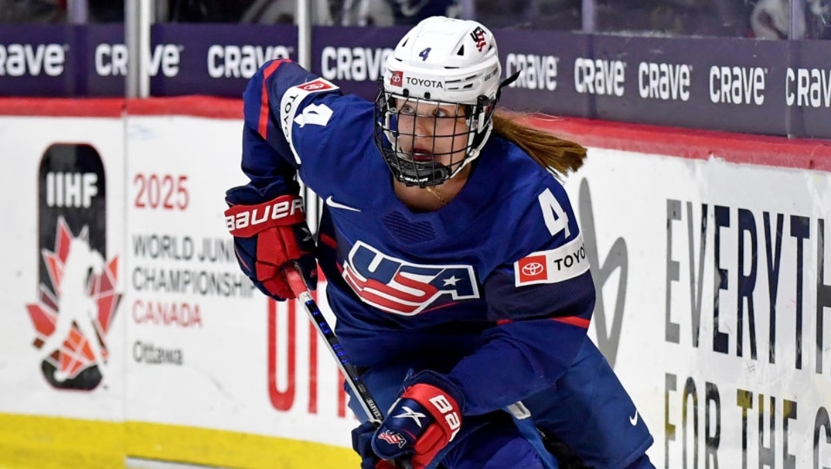 Team USA Player Appears To Drop Her Phone On The Ice