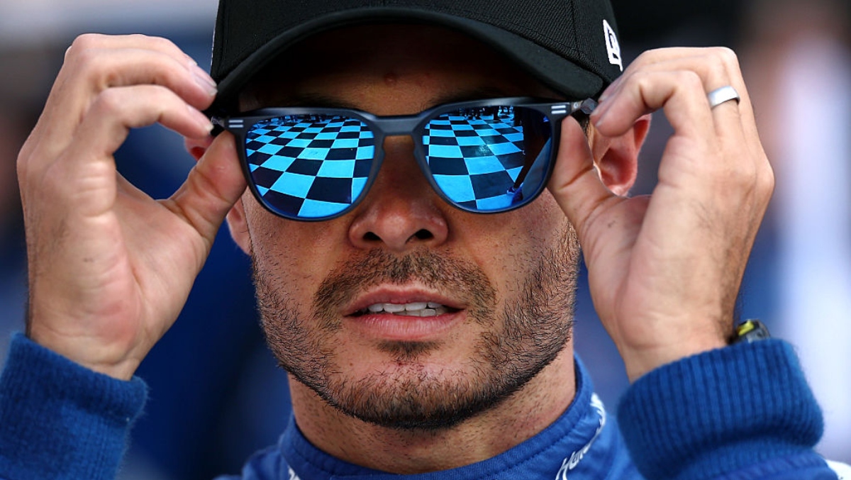 Kyle Larson Finds The Wall During Indy 500 Test