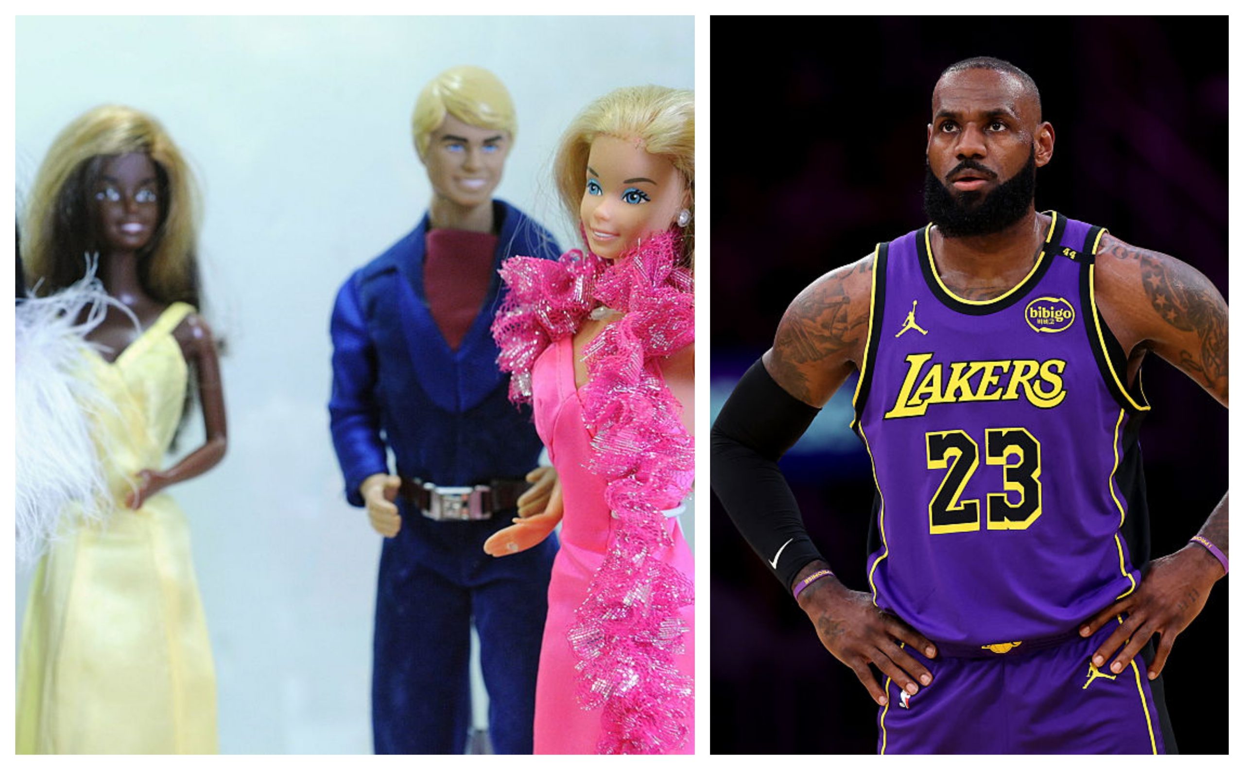 Lebron james barbie ken doll is getting destroyed on social media