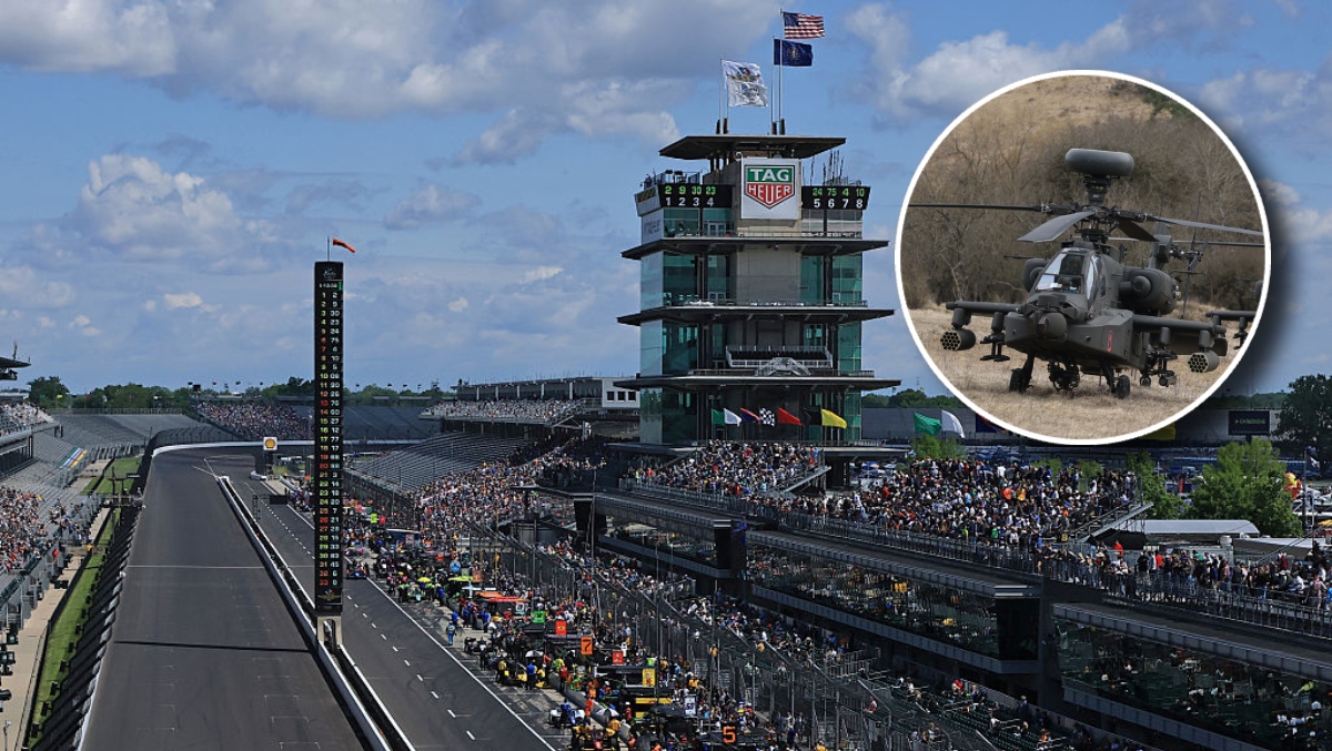 Indy 500 Will Celebrate Army's 250th Birthday With Apache Helicopter Pace Lap