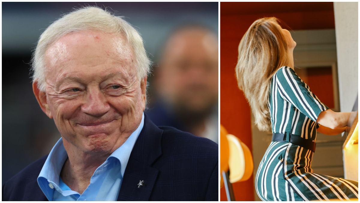 Young Blonde With Jerry Jones ID'd And We Have A New Star In Dallas