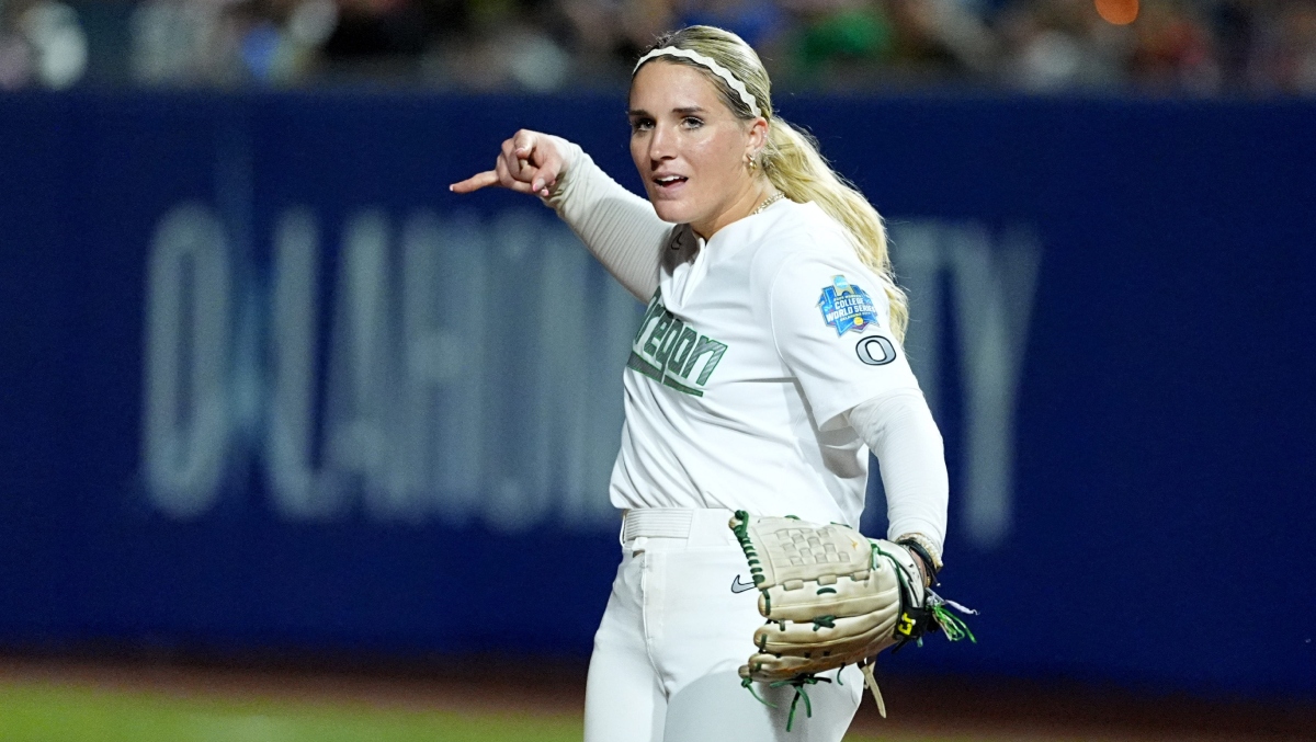 One In A Million Shot As Softball Pitcher Hits Clump Of Dirt In Mid-Air, Nearly Blinds Catcher