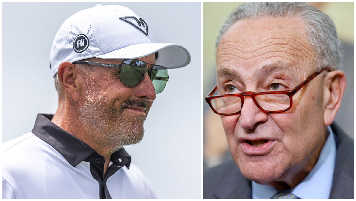 Phil Mickelson Wages War With Smelly Chuck Schumer Over This Disgusting Move