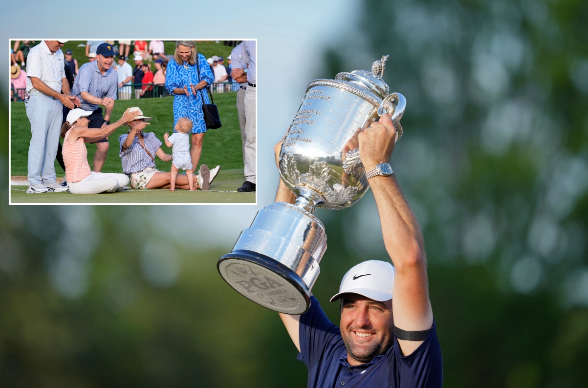 New Video Of Scottie Scheffler's Son After PGA Championship Win Tugs At The Heartstrings