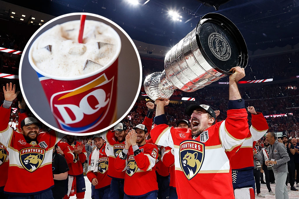 Brad Marchand Serves Up 'Brad Blizzards' At Dairy Queen As Part Of Stanley Cup Celebration