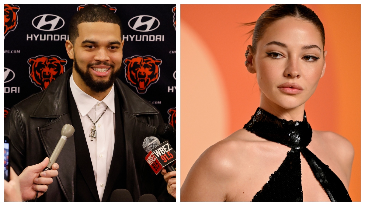 Bears QB Caleb Williams Spotted With Actress Madelyn Cline At Summer Smash