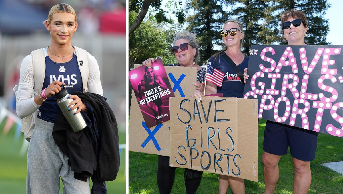 Male High School Athlete Proud Of Performance In Girls' State Track Meet, Calls Protesters 'Weird'