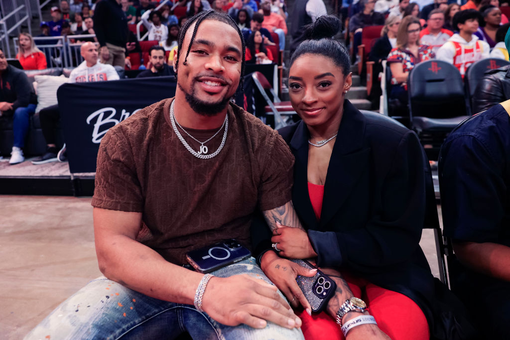 Simone Biles' Conciliatory Tone With Riley Gaines Gets Husband And NFL Player Jonathan Owens Involved In Feud