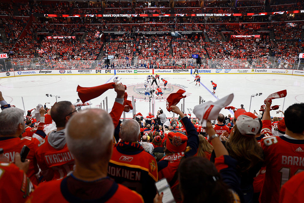 Florida Panthers Fans Pack Amerant Bank Arena Amid Stanley Cup Final Tension