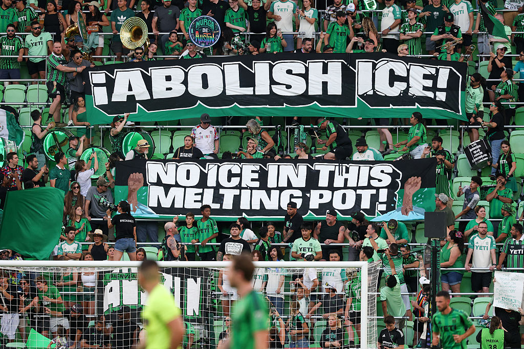 Fans With Anti-ICE Banners Took Over MLS Game In Austin