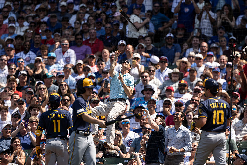 Fan Gets Boot After Scaling Wrigley Field Netting To Retrieve A Bat