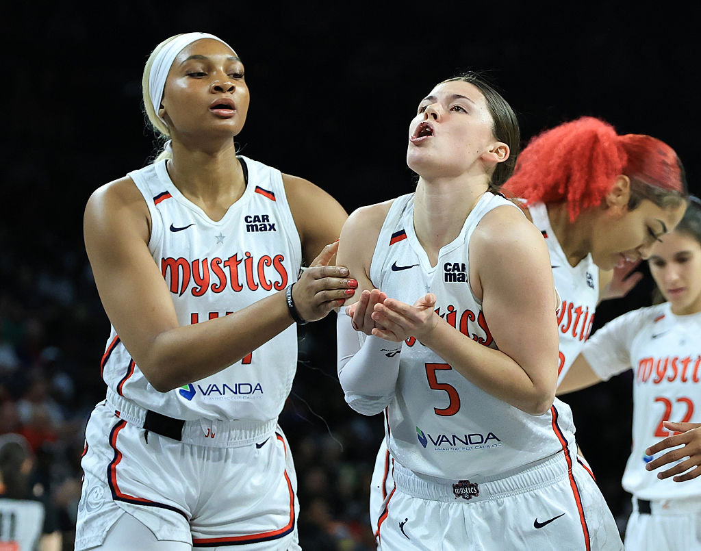 Mystics’ Jade Melbourne Chips Tooth In Gruesome Injury After Getting Elbowed By Aces’ Chelsea Gray