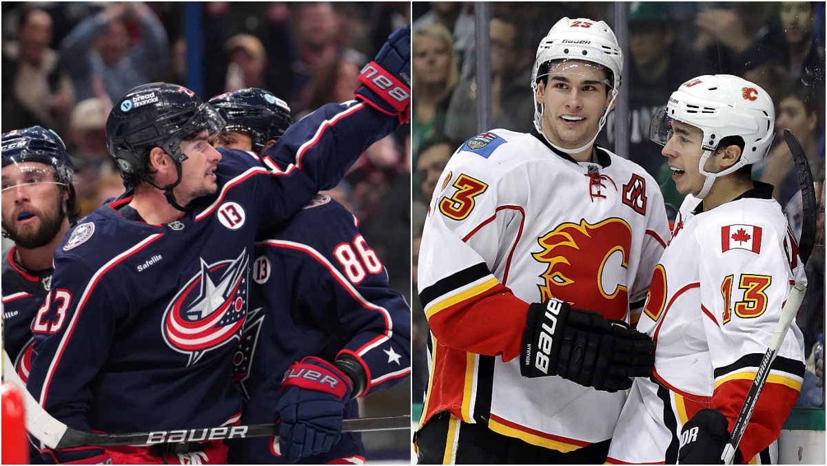 Blue Jackets Sean Monahan Wins Masterton Trophy; Presented To Him By Johnny Gaudreau's Widow