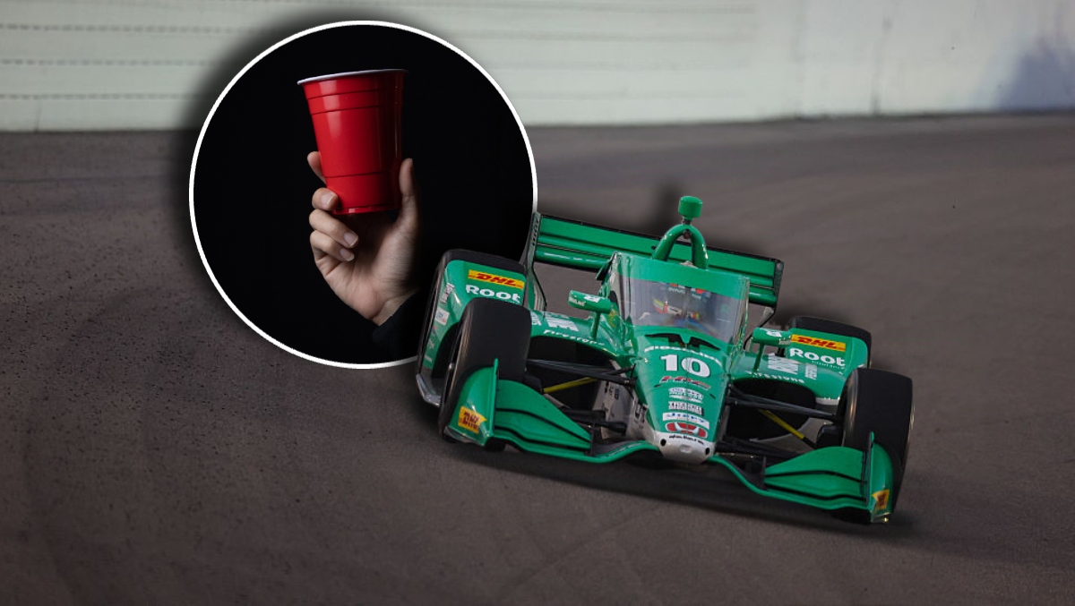 It's Officially Summer Now That We've Got An IndyCar Covered In Red Solo Cups