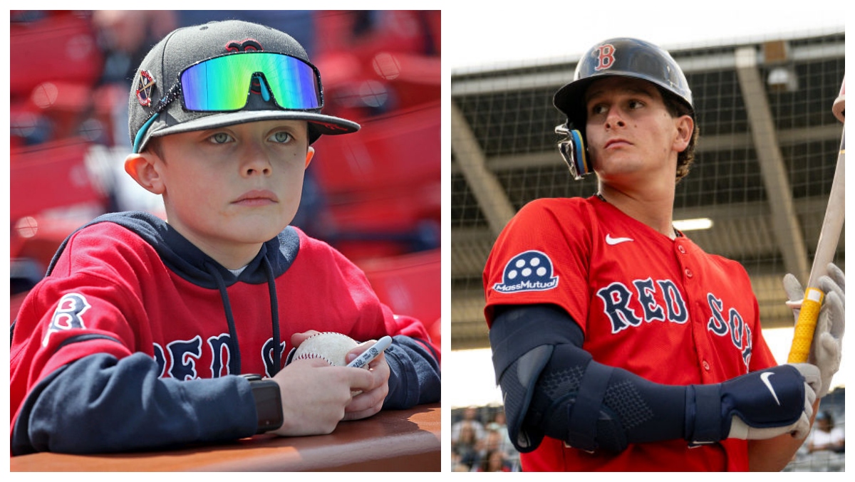Red Sox Prospect Roman Anthony Hides In Laundry Cart To Avoid Fans, Autographs