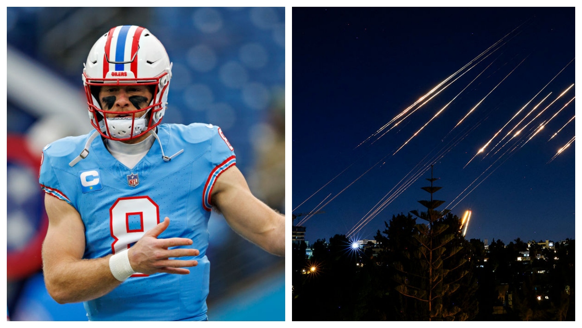 Will Levis, Angel Reese Being Compared To Intercepted Iranian Missiles