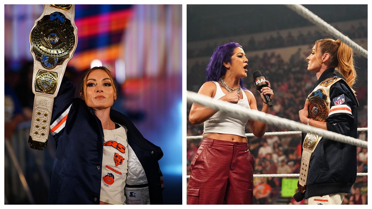 Becky Lynch Mock Packers Fans Wearing Bears Gear In Green Bay