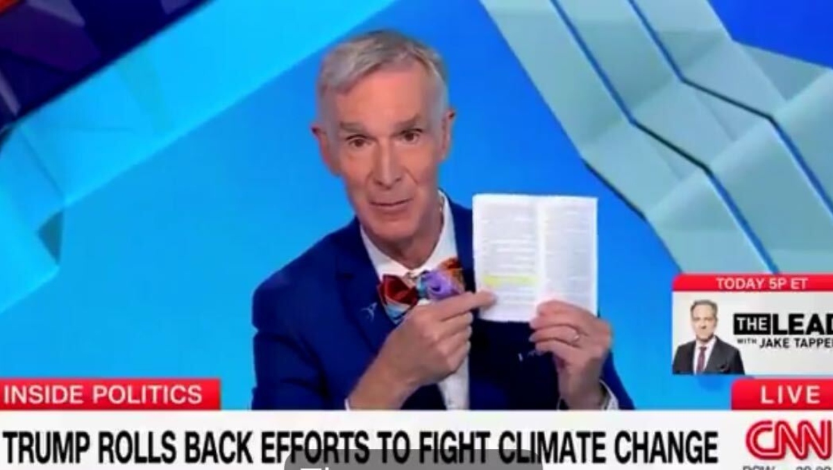 Raging Lib Bill Nye (The Science Guy!) Hops On CNN And You'll Never Guess Who They Pin The Texas Floods On