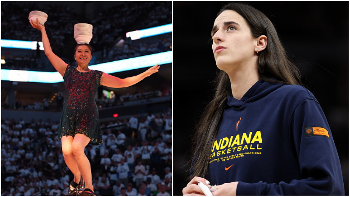 Halftime Legend Red Panda Takes a Tumble At WNBA Game, Caitlin Clark & Fever Teammates Send Strong Support