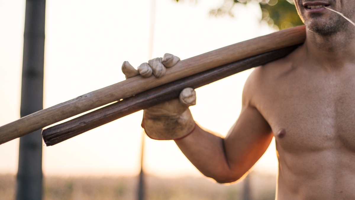 Naked Man Arrested For Assaulting Two People After Swinging His Wood At Them