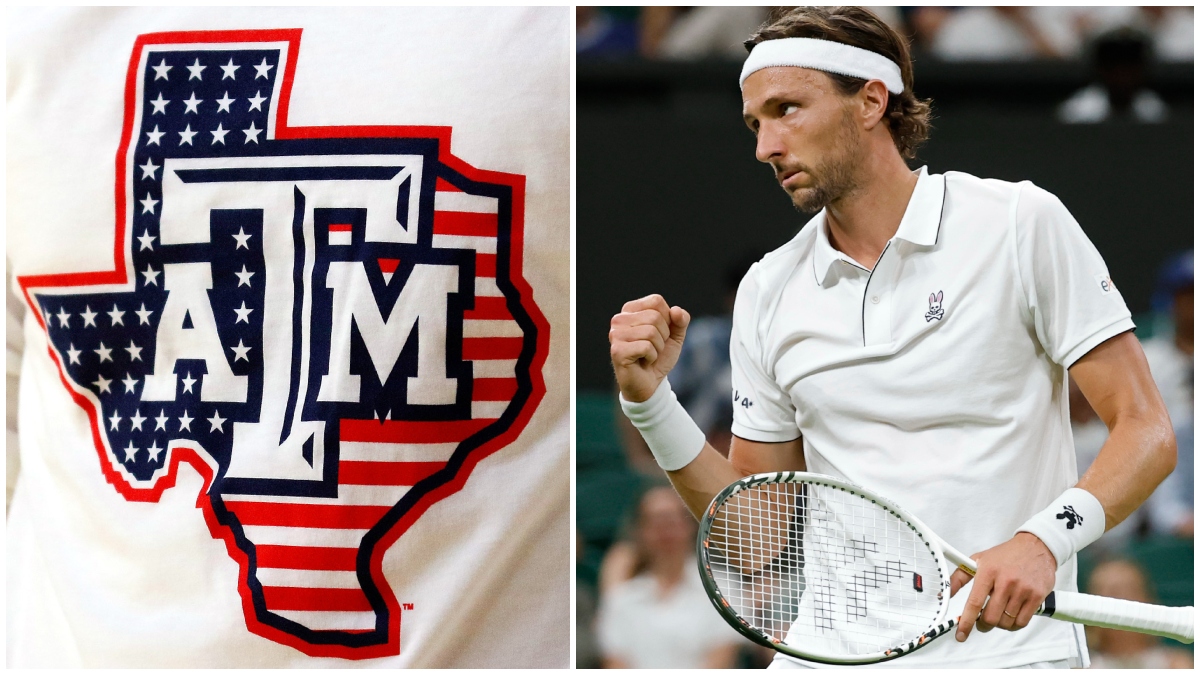Former Texas A&M Tennis Player Pulls Off Stunning Wimbledon Upset