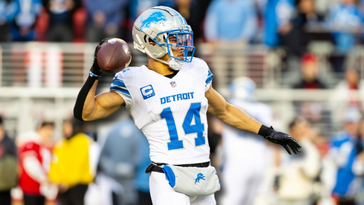 Amon-Ra St. Brown Chose His No. 14 Based On A False Premise Because Of Girlfriend's Mistake