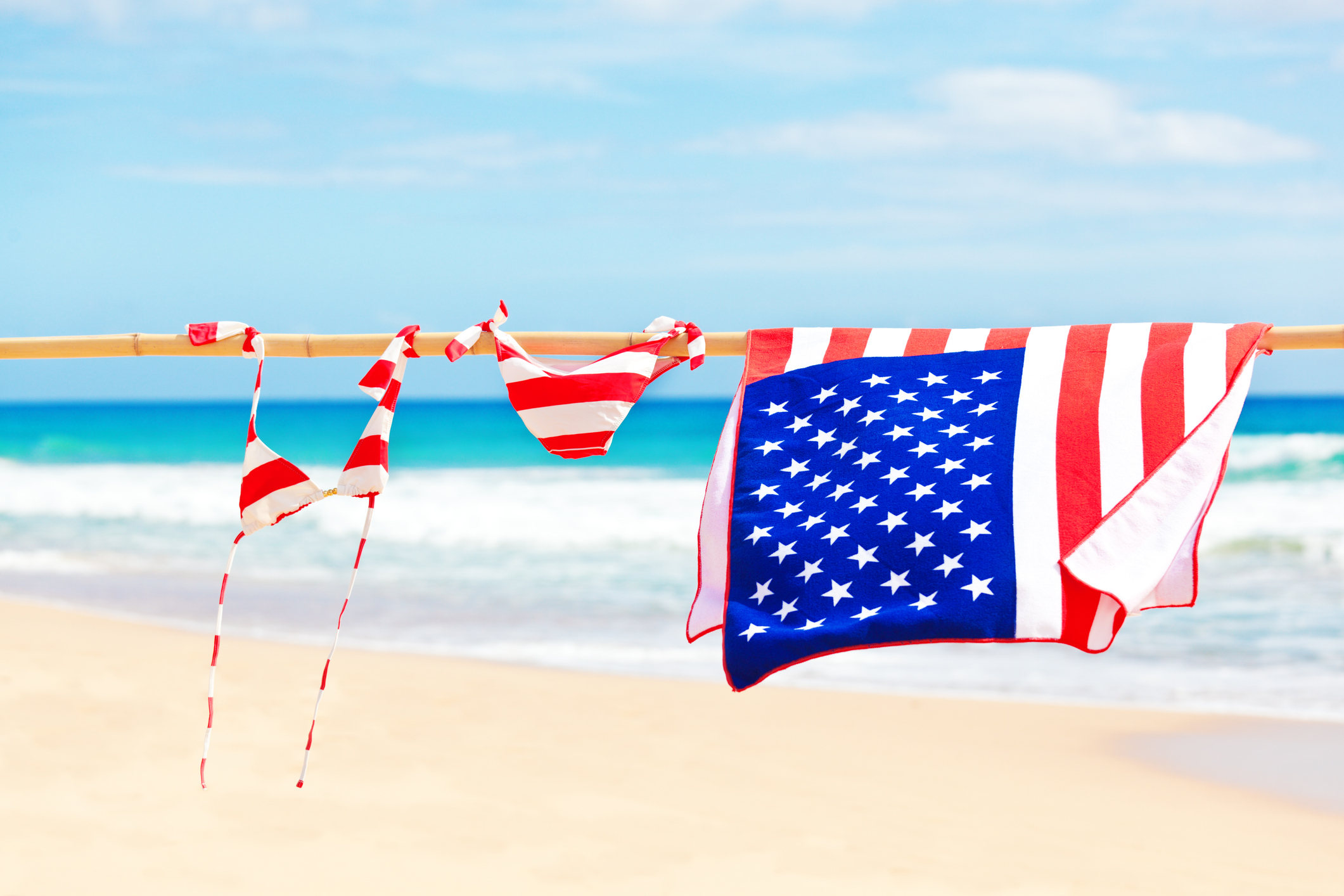 ‘Crazy Plane Lady’ Tiffany Gomas Shows Off Bikini, Guns For 4th Of July Fit