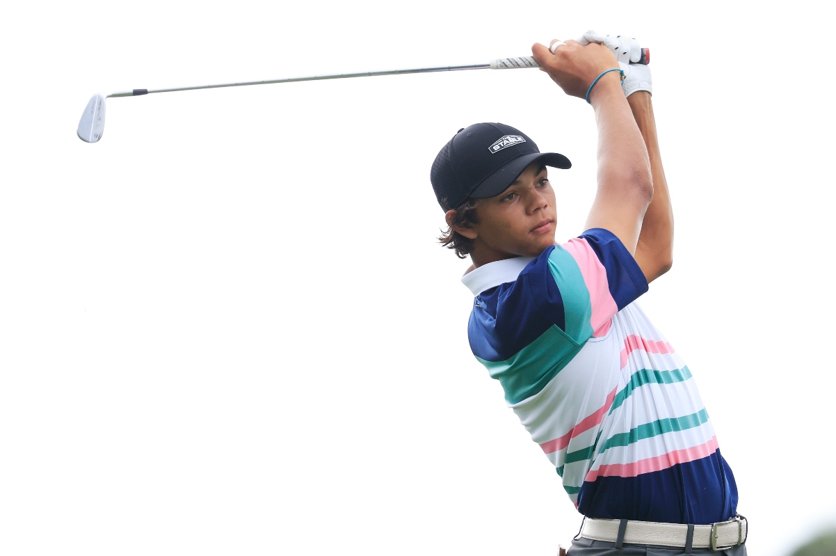 Charlie Woods Makes Hole-In-One At TPC Sawgrass Junior Players