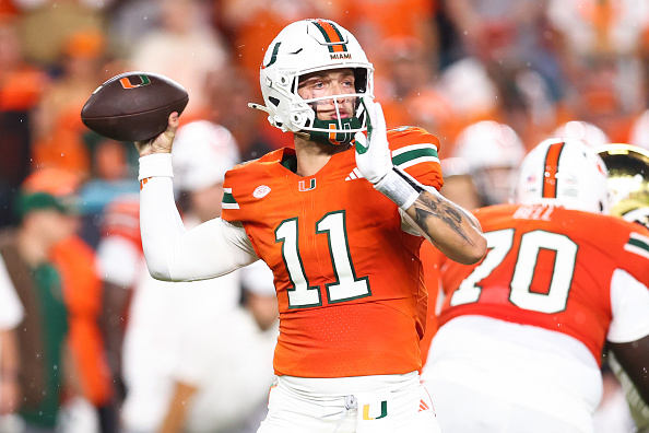 Miami Hurricanes QB Carson Beck Throws 2 TDs in Victory Over Notre Dame