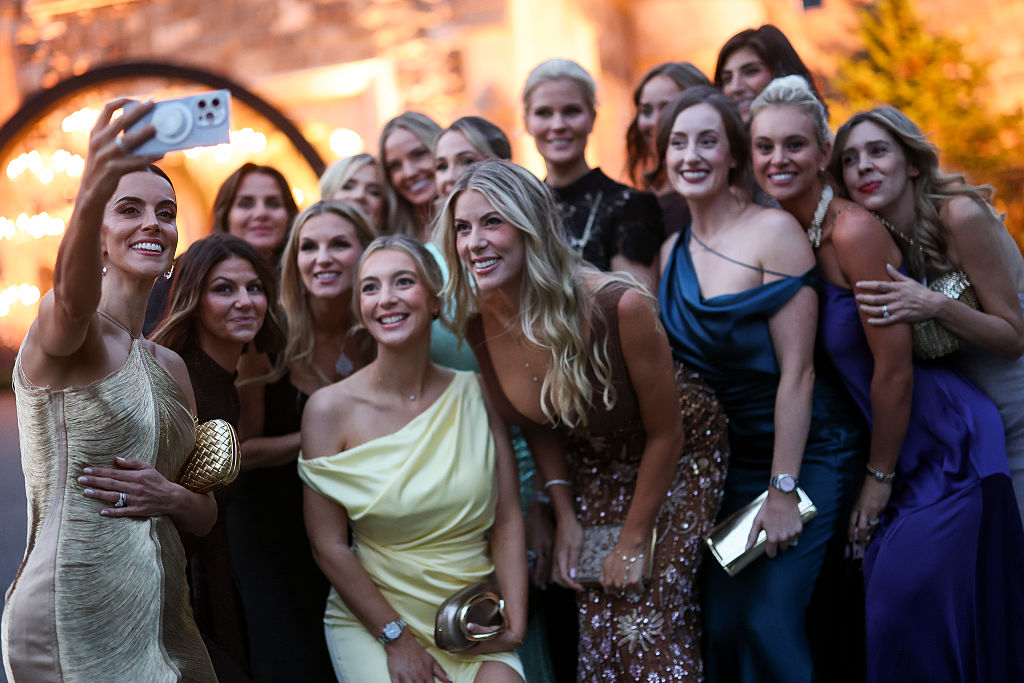 Jon Rahm's Wife Steals The Show With Plunging Dress At Ryder Cup Team  Dinner | OutKick