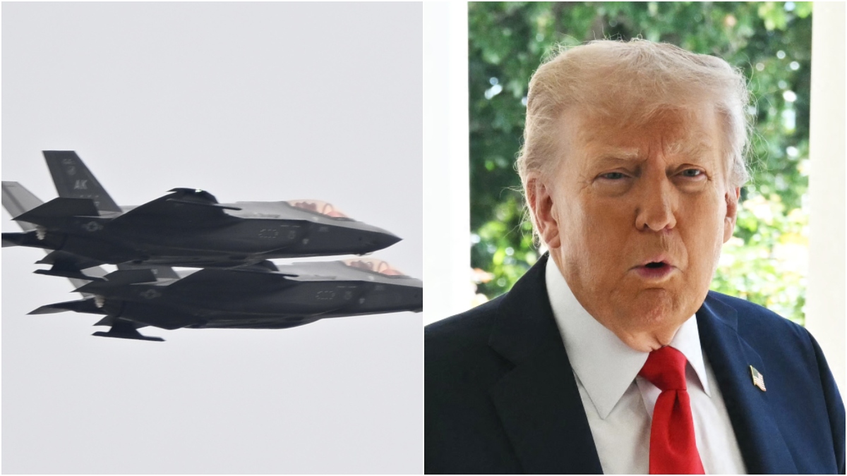 Trump Welcomes Poland's President To White House With Epic Fighter Jet Flyover: WATCH