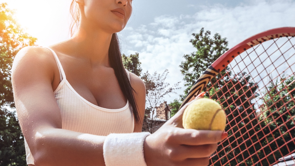 Groundbreaking Tennis Player, Believed To Be First To Get A Boob Job While Active, Has Joined The Content Game