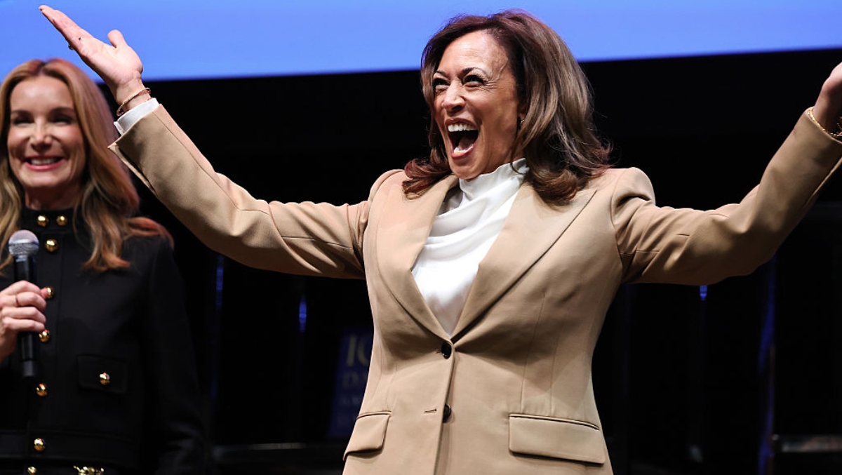 Kamala Harris Cackles Through Her Most Laughable Lie Yet About Her Crying Goddaughter & Climate Change