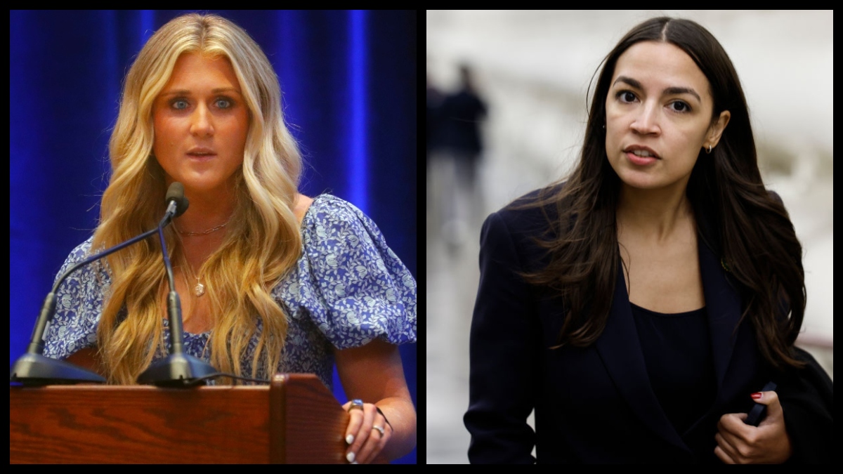 Riley Gaines Challenges AOC To Debate After Social Media Spat | OutKick