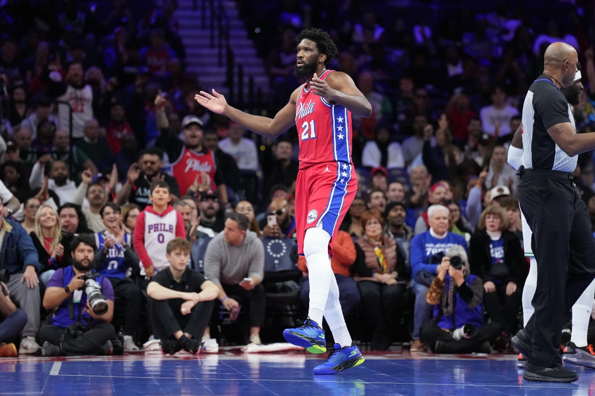 Joel Embiid Immediately Calls Out NBA After Being Fined $50k For Doing The Crotch Chop