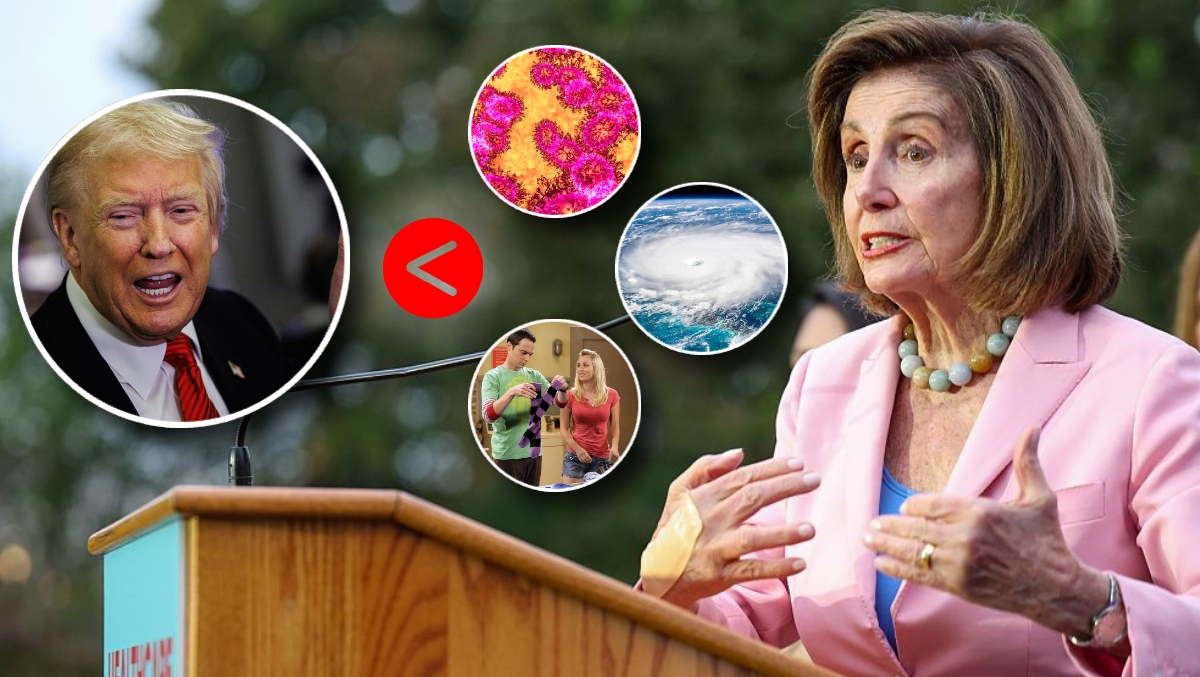 Pelosi Declares Trump ‘Worst Thing On Earth,’ So Worse Than Ebola, Hurricanes, And 'The Big Bang Theory'?