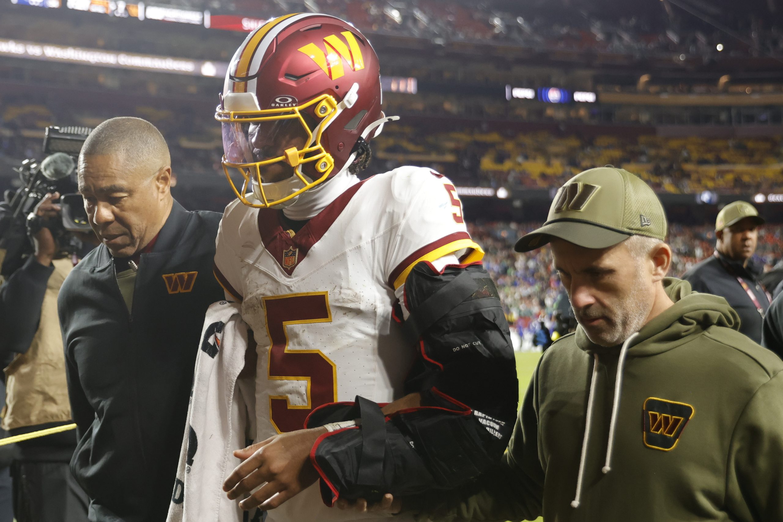 Jayden Daniels Should Return This Season Despite Elbow Dislocation But Tough Questions For Commanders Abound