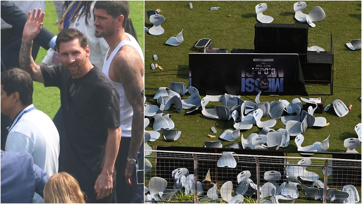 Messi's Tour Of India Gets Off To Wild Start As Fans Destroy A Soccer Stadium - OutKick