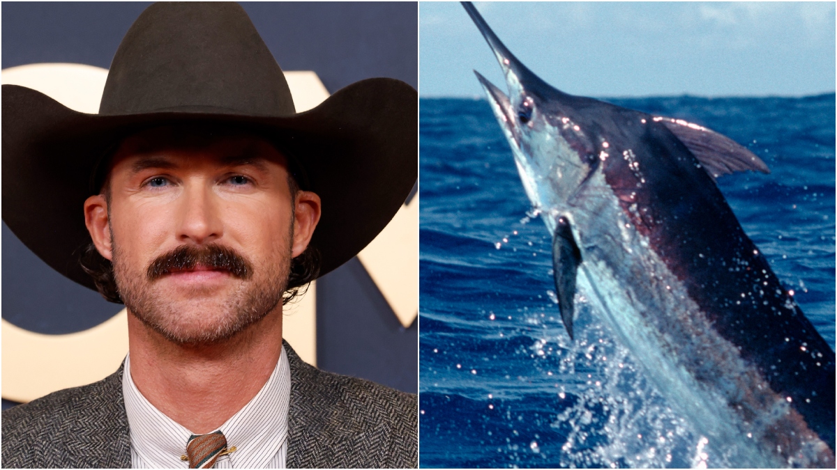 Country Music Star Battles Big Marlin In Epic Fishing Video Featuring Terrible Weather: WATCH