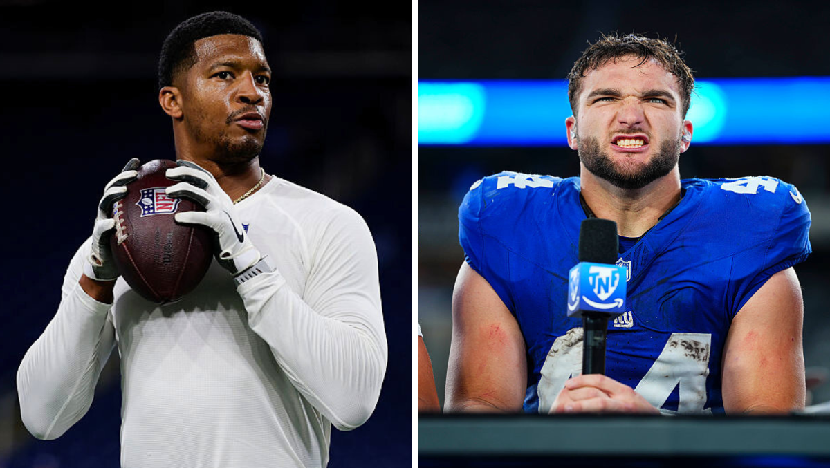 Jameis Winston Describing 'Crazy A**' Cam Skattebo Is Must-See TV