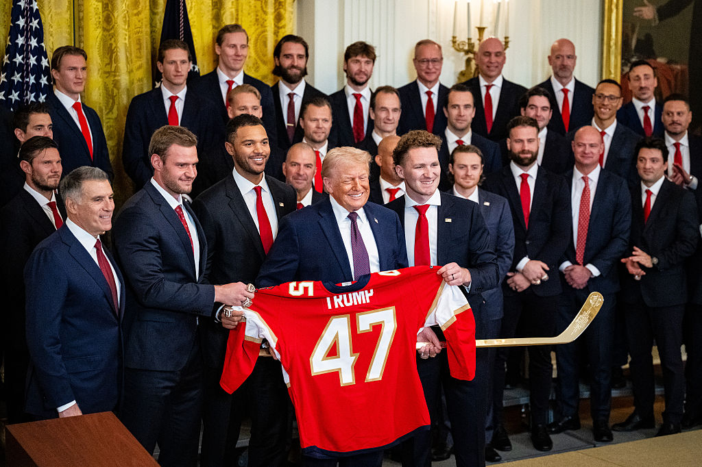 President Trump Applauds Florida Panthers For Keeping Stanley Cup Out Of Canada For 32nd Straight Year