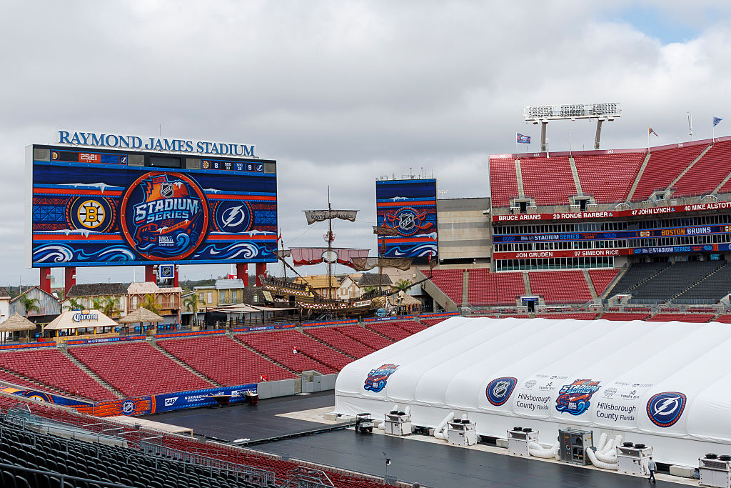 NHL Is Going All In On Pirates With Slick Map-Themed Stadium Series Rink