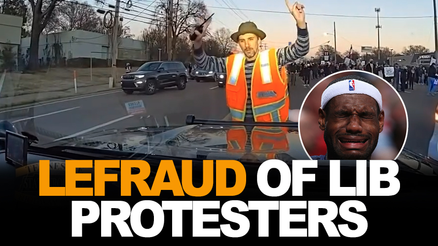 The LeBron James Of Anti-ICE Protesters Busted By Tennessee Police Dash-Cam Video